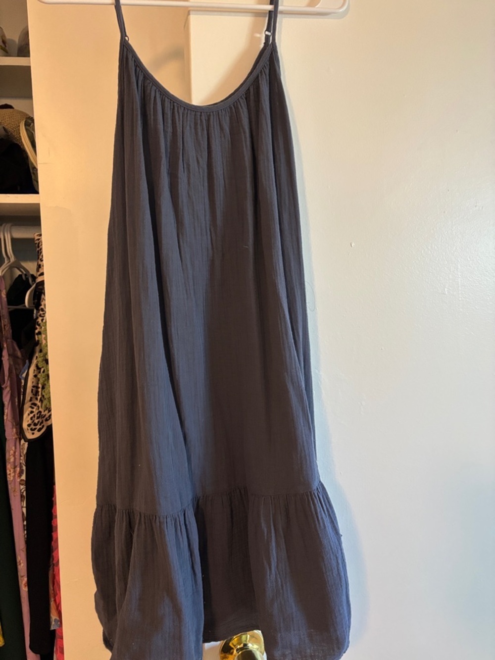 Universal Thread Slate Gray Tiered Maxi Skirt